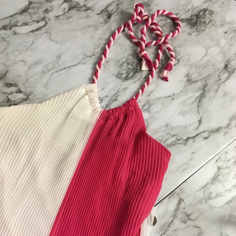 🌷pink and white dress🌷 - Picture 2 of 5